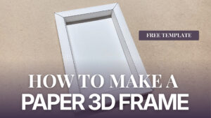 How to Make a 3D Folded Paper Frame