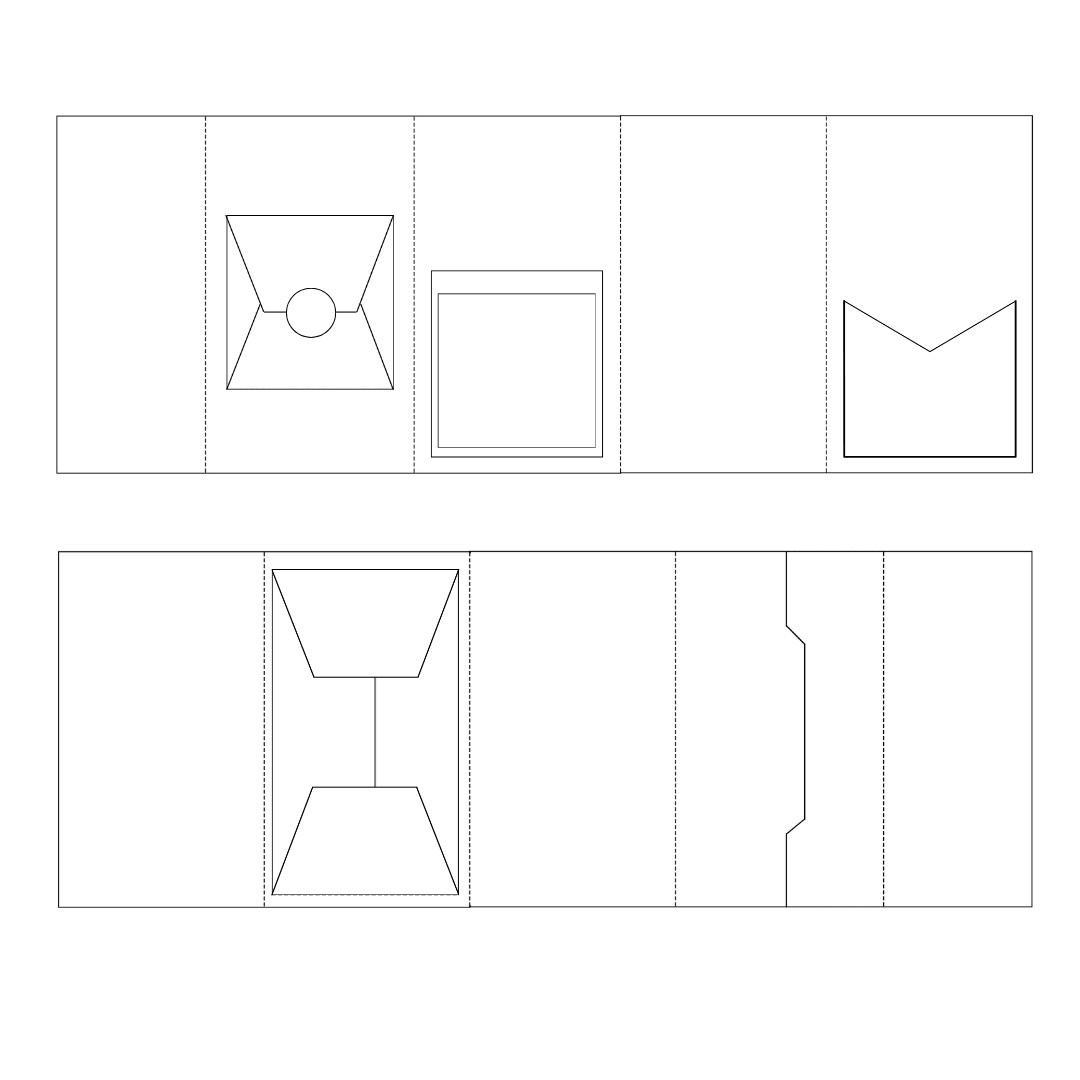 3.5” X 6” Blank Folio